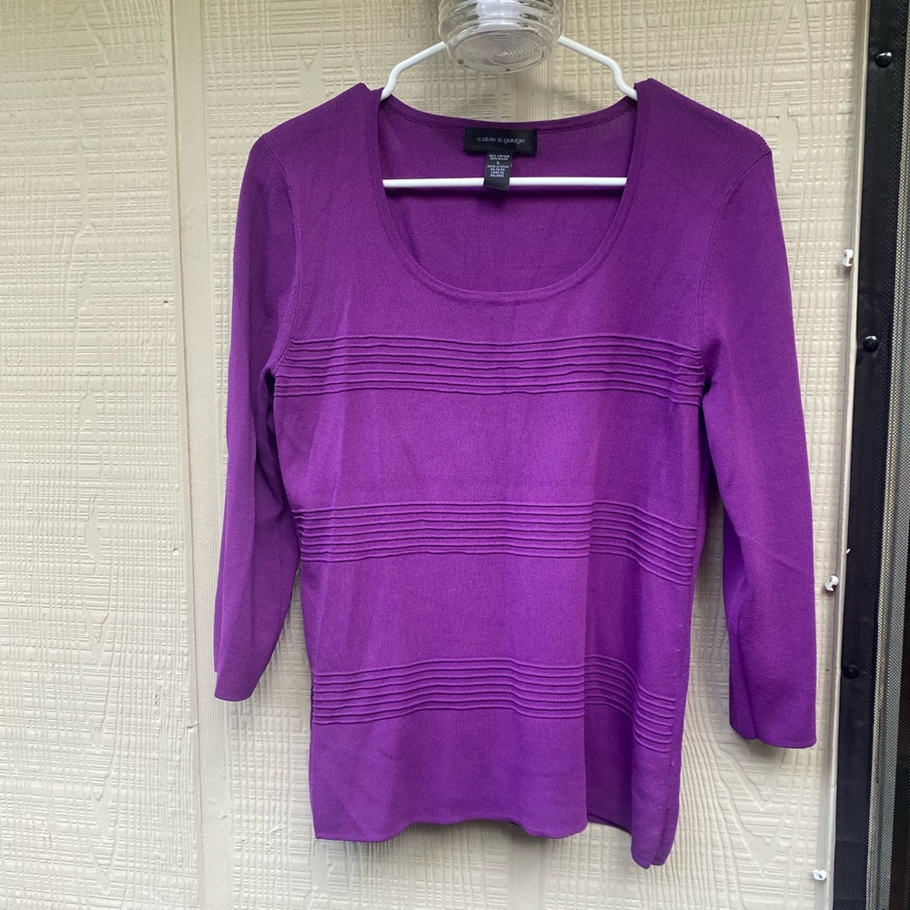 Cable and Gauge sweater